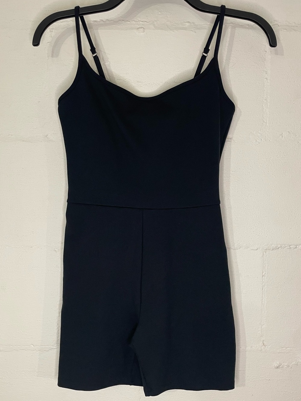 Abercrombie & Fitch Black Spaghetti-Strap Romper
